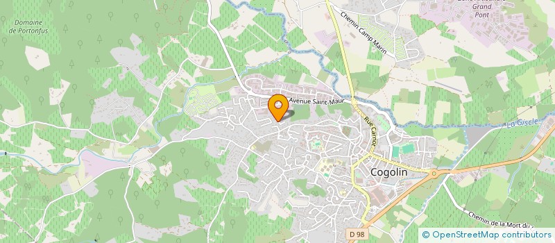 localisation de l'entreprise MADAME NAJWA OUMALEK à COGOLIN