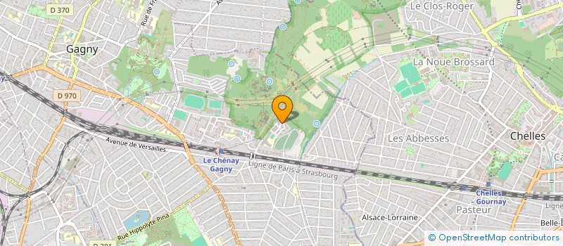 localisation de l'entreprise MADAME NAKADY GUIRASSY MINITE  GAGNY