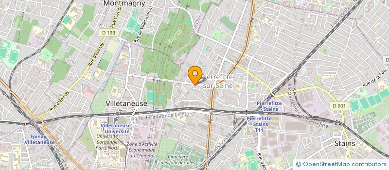 localisation de l'entreprise MADAME NAKAN MEITE à PIERREFITTE-SUR-SEINE