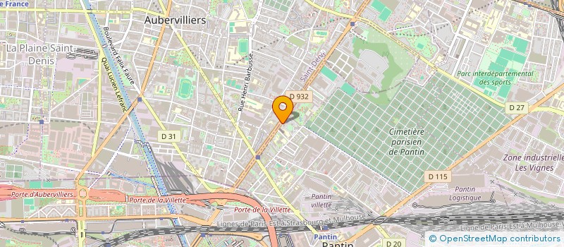 localisation de l'entreprise MADAME NAKEME KARAMOKO  PANTIN