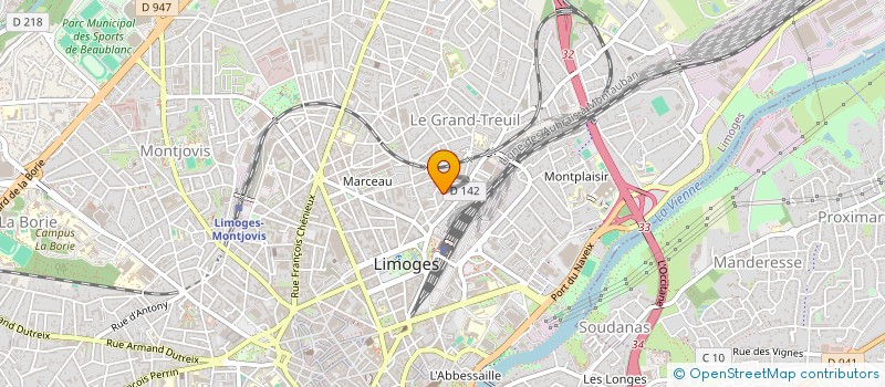 localisation de l'entreprise MADAME NAKHCHOUN KHACHATOURIAN à LIMOGES