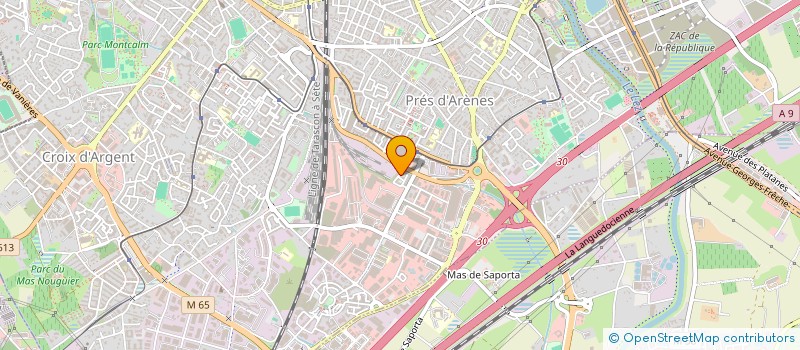 localisation de l'entreprise MADAME NAKISSI OUATTARA à MONTPELLIER