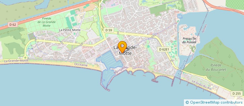 localisation de l'entreprise MADAME NALIA VARAS à LA GRANDE-MOTTE