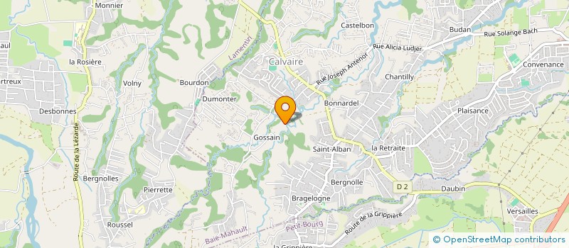 localisation de l'entreprise MADAME NALISSA RENE  BAIE-MAHAULT