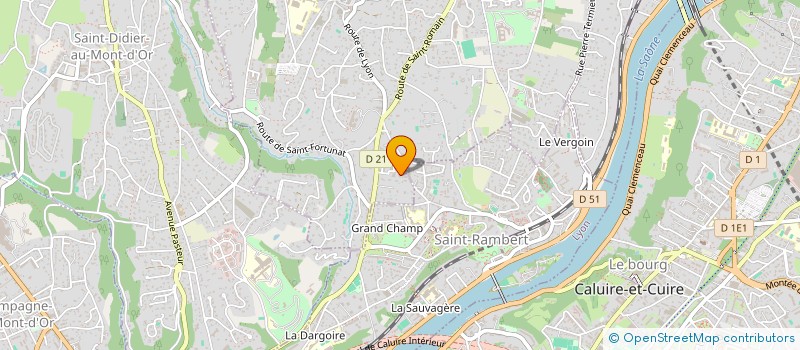 localisation de l'entreprise MADAME NALLELY ROLDAN GRACIDA  SAINT-CYR-AU-MONT-D'OR