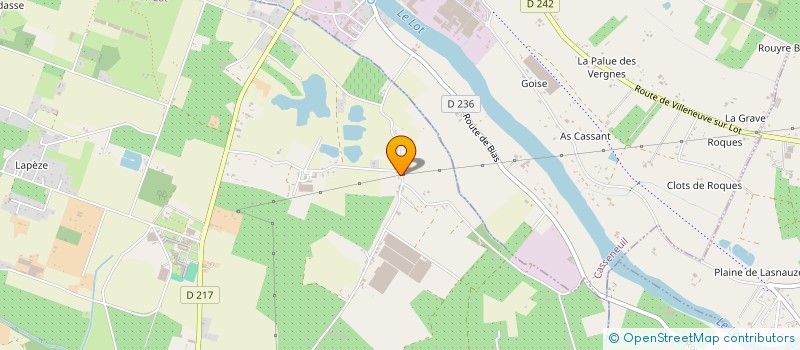 localisation de l'entreprise MADAME NALLELYS RODRIGUEZ SALAZAR  SAINTE-LIVRADE-SUR-LOT