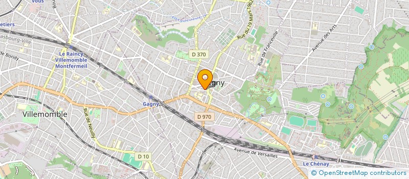 localisation de l'entreprise MADAME NAMIANATA COULIBALY  GAGNY