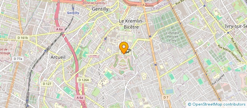 localisation de l'entreprise MADAME NAMISSA DIAMBOU  LE KREMLIN-BICETRE