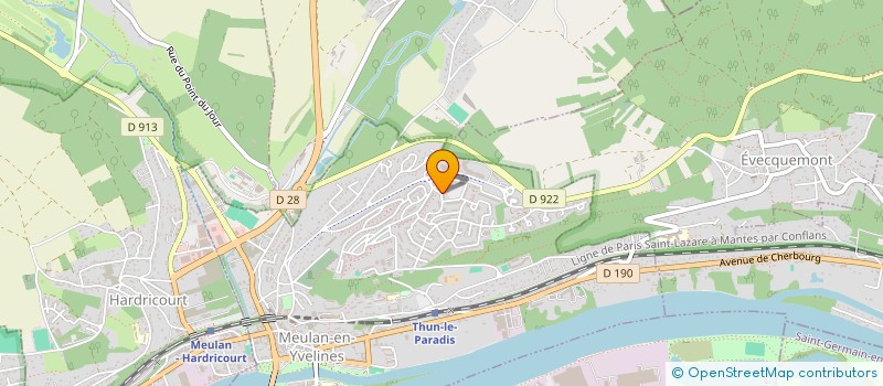 localisation de l'entreprise MADAME NAMOMA RAHAYANATOU DOSSO  MEULAN-EN-YVELINES