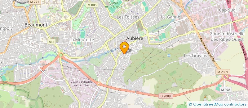 localisation de l'entreprise MADAME NAMRATA MARTIN  AUBIERE