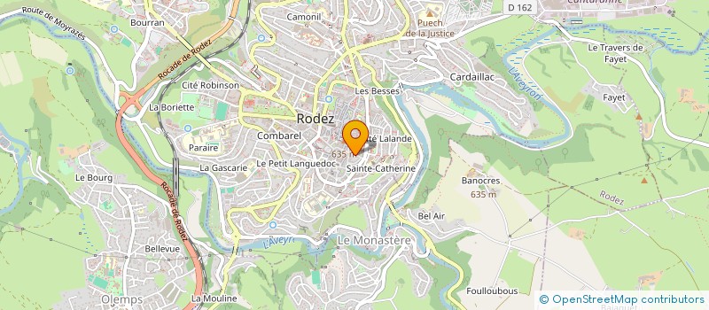 localisation de l'entreprise MADAME NAN BLON à RODEZ