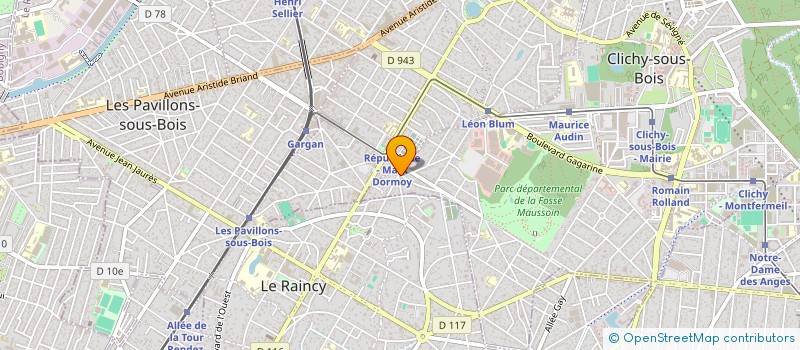 localisation de l'entreprise MADAME NAN NADINE IBO à CLICHY-SOUS-BOIS