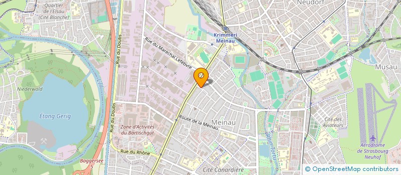 localisation de l'entreprise MADAME NAN XIAO  STRASBOURG