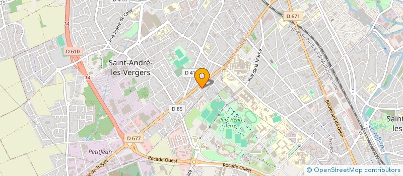 localisation de l'entreprise MADAME NAN YANG  SAINT-ANDRE-LES-VERGERS