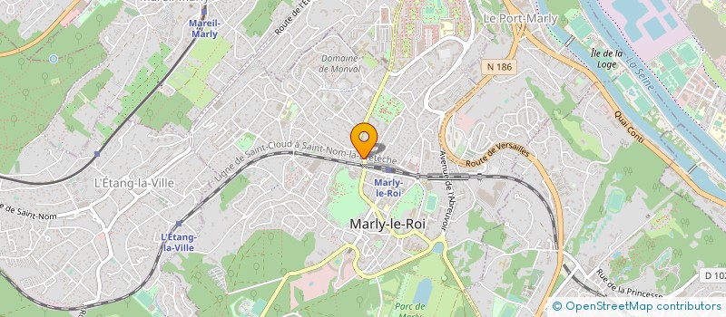 localisation de l'entreprise MADAME NANA CHIKASHUA  MARLY-LE-ROI