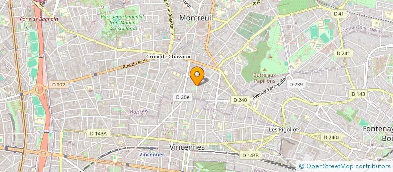 localisation de l'entreprise MADAME NANA CISSOKO à MONTREUIL