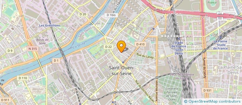 localisation de l'entreprise MADAME NANA KADIDIA SOUGOULE à SAINT-OUEN-SUR-SEINE