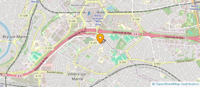 localisation de l'entreprise MADAME NANA KOUROUMA  VILLIERS-SUR-MARNE