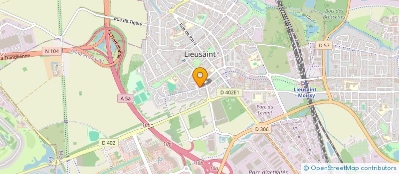 localisation de l'entreprise MADAME NANA LEFI NAKIBOLA  LIEUSAINT