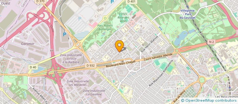 localisation de l'entreprise MADAME NANA NICOLE FEUKEM  AULNAY-SOUS-BOIS