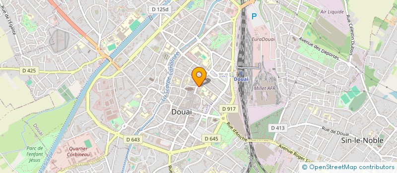 localisation de l'entreprise MADAME NANA TAFSIR SOUMAH  DOUAI