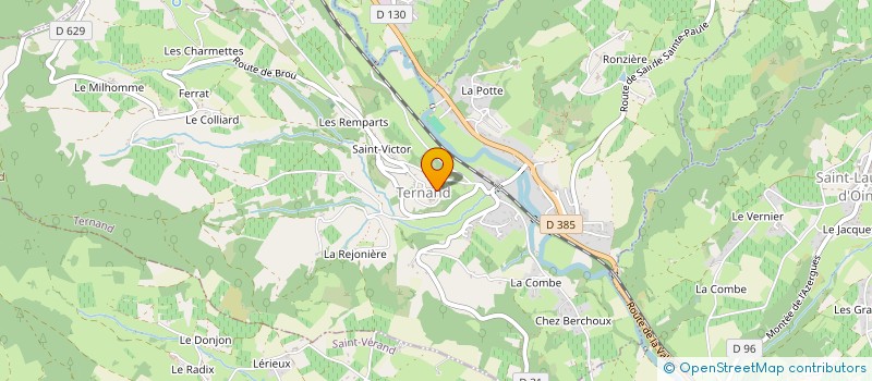 localisation de l'entreprise MADAME NANCY AGUEROS NIEVES  TERNAND