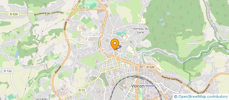 localisation de l'entreprise MADAME NANCY AXELRAD  VOIRON