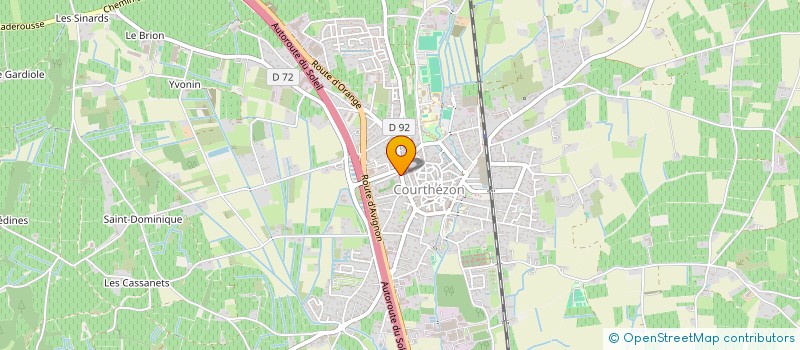 localisation de l'entreprise MADAME NANCY BARTHEZ  COURTHEZON