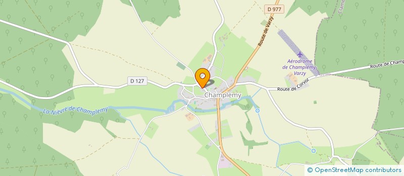 localisation de l'entreprise MADAME NANCY BAUDOIS  CHAMPLEMY