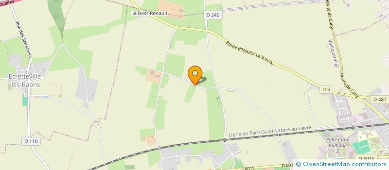 localisation de l'entreprise MADAME NANCY BAUER  VALLIQUERVILLE