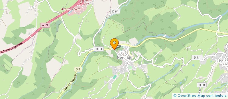 localisation de l'entreprise MADAME NANCY BEGUSSEAU  BUSSIERES