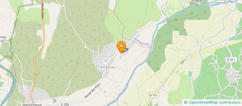 localisation de l'entreprise MADAME NANCY BIENKOWSKI  CHANDOLAS