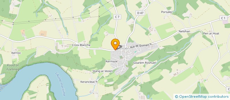 localisation de l'entreprise MADAME NANCY BUGNY-BRAILLY  ROSNOEN