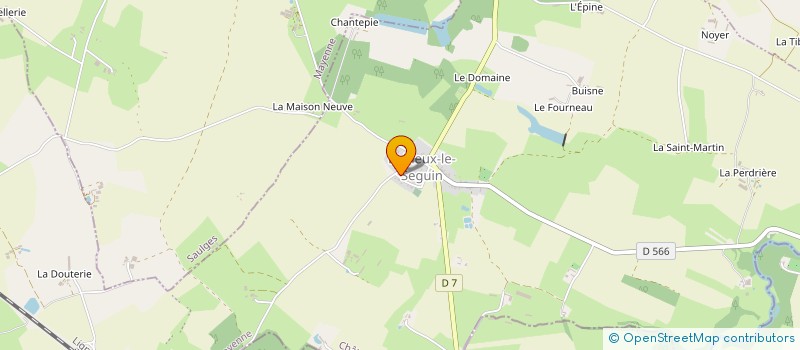 localisation de l'entreprise MADAME NANCY CANTIN  VAL-DU-MAINE