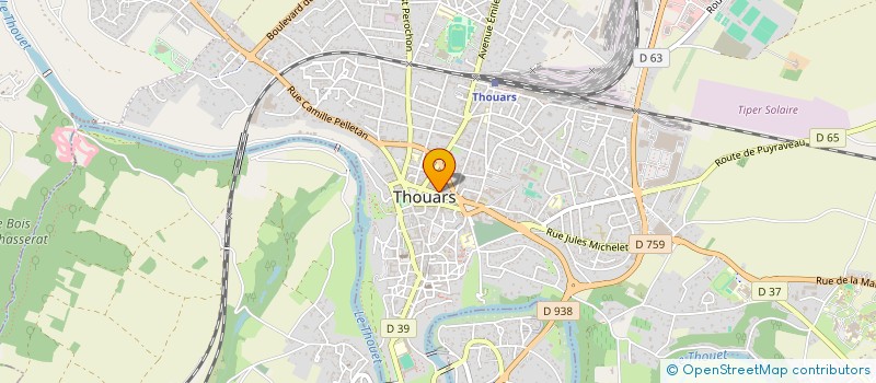 localisation de l'entreprise MADAME NANCY CHEVALIER à THOUARS