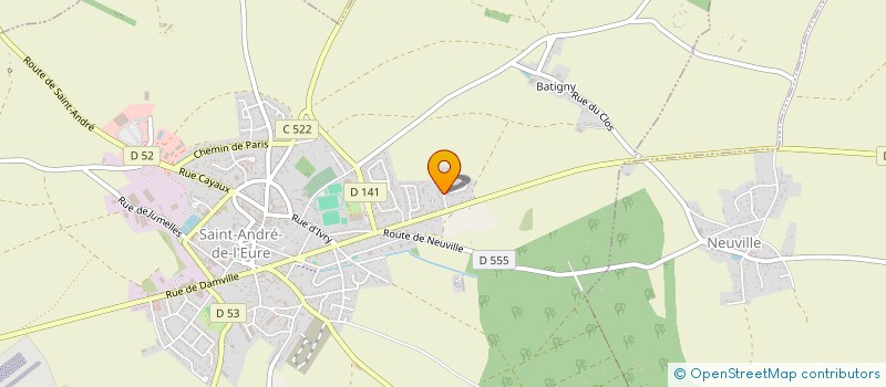 localisation de l'entreprise MADAME NANCY CHEVALIER  SAINT-ANDRE-DE-L'EURE