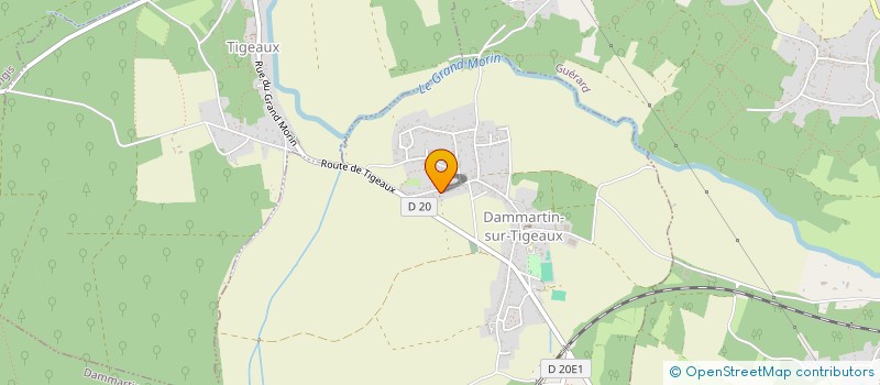 localisation de l'entreprise MADAME NANCY CHEVALLIER  DAMMARTIN-SUR-TIGEAUX