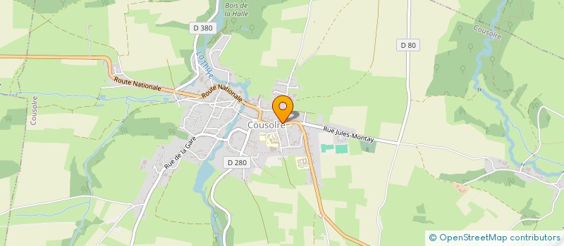 localisation de l'entreprise MADAME NANCY CLIPPE  COUSOLRE