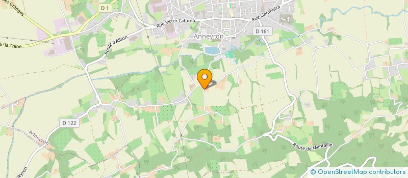 localisation de l'entreprise MADAME NANCY CUOQ  ANNEYRON