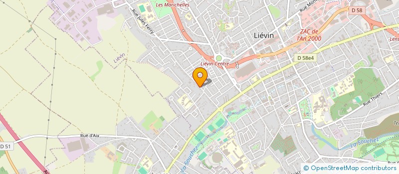 localisation de l'entreprise MADAME NANCY DELPLACE à LIEVIN