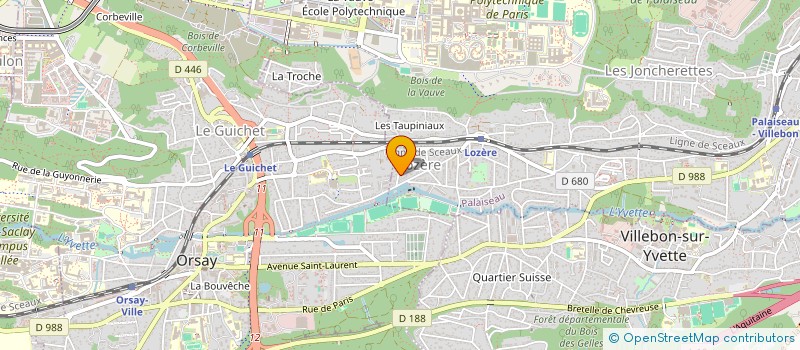 localisation de l'entreprise MADAME NANCY DESTERBECQ  PALAISEAU