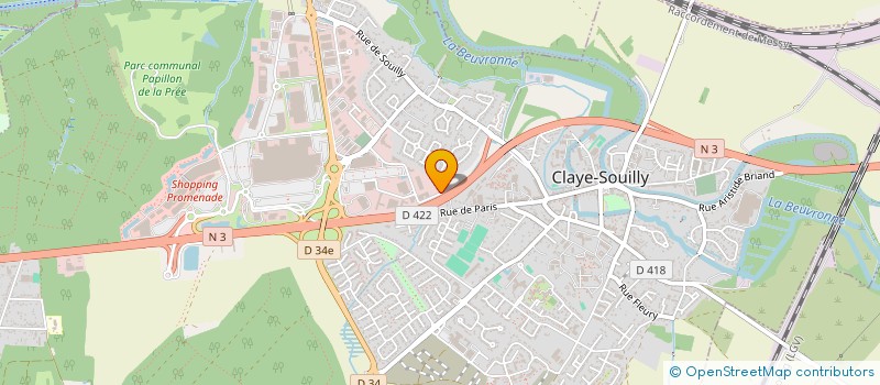 localisation de l'entreprise MADAME NANCY GIACOMEL  CLAYE-SOUILLY