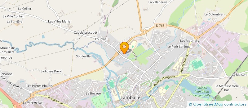 localisation de l'entreprise MADAME NANCY GUERIN  LAMBALLE-ARMOR