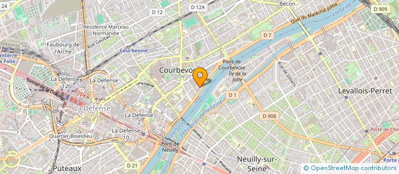localisation de l'entreprise MADAME NANCY GUILLARD à COURBEVOIE
