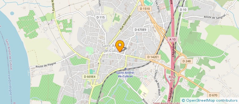 localisation de l'entreprise MADAME NANCY JOINEL à SAINT-ANDRE-DE-CUBZAC