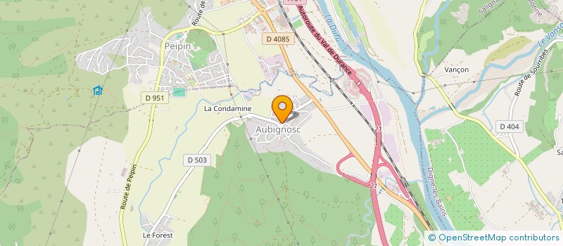 localisation de l'entreprise MADAME NANCY KLEIN KUHFELD  AUBIGNOSC