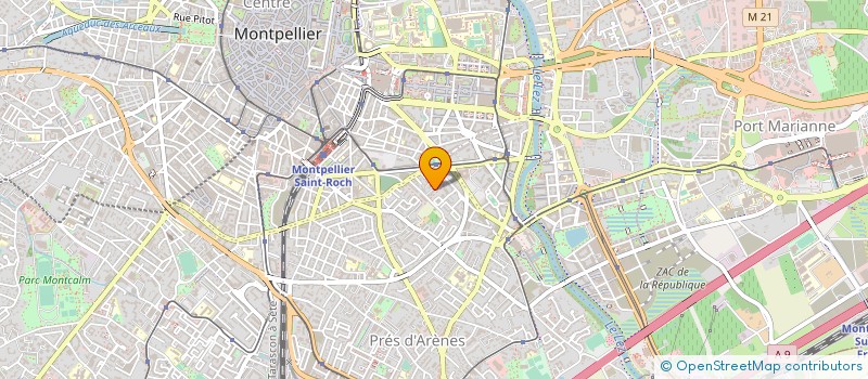 localisation de l'entreprise MADAME NANCY LAGRENE à MONTPELLIER
