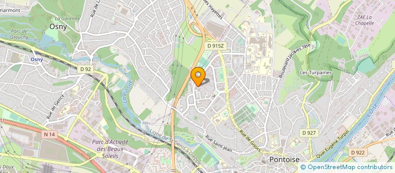 localisation de l'entreprise MADAME NANCY LEULIET  PONTOISE