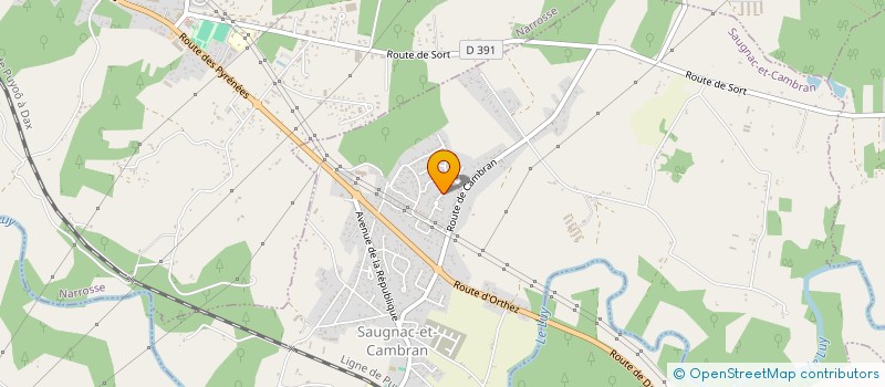 localisation de l'entreprise MADAME NANCY LOPEZ à SAUGNAC-ET-CAMBRAN