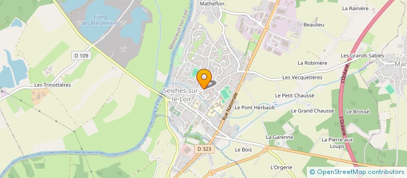 localisation de l'entreprise MADAME NANCY MAILLARD  SEICHES-SUR-LE-LOIR